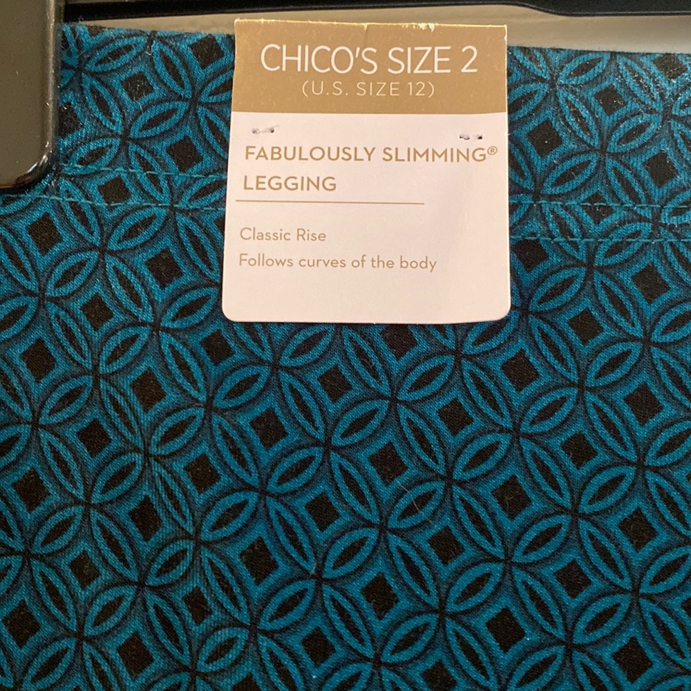 NWT Fabulously Slimming leggings by Chicos